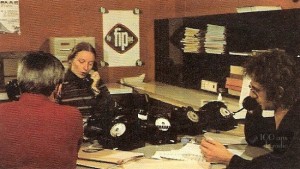 Emission de radio sur FIP dans les années 70