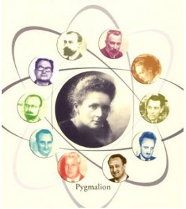 Couverture du livre "Marie Curie et les conquérants de l'atome"