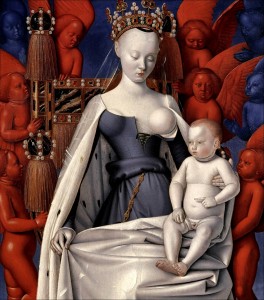 Agnès Sorel en Madonna par Fouquet