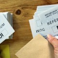 Bulletins de vote lors d'un référundum