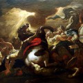 La conversion de Saint Paul sur le chemin de Damas par Luca Giordano