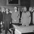 Chamberlain, Daladier, Hitler et Mussolini le 29 septembre 1938