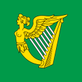 Le Green harp flag, symbole de la nation Irlandaise