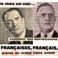 Affiches du 2e tour de l’élection de 1965