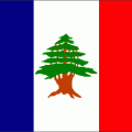 Drapeau de la République libanaise de 1926 à 1943