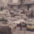 Alger, le 12 janvier 1992. Les blindés dans les rues de la capitale au lendemain de l'annonce de l’annulation des élections.